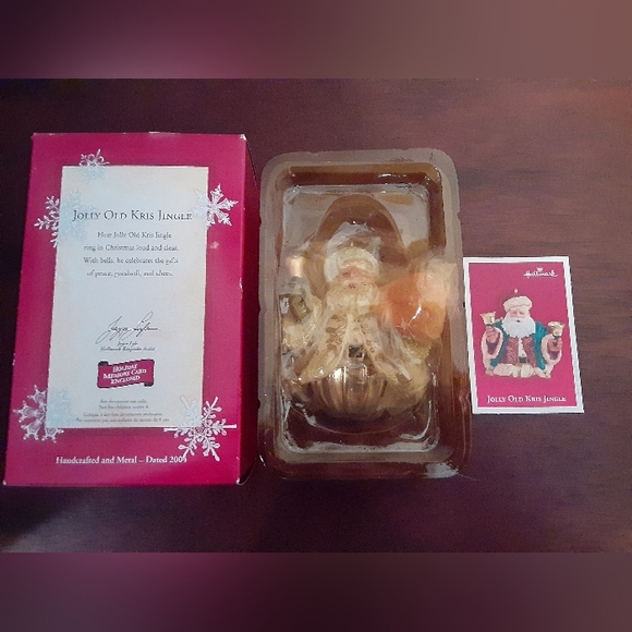 RARE 2004 Hallmark VIP Gift Keepsake Ornament Repaint Jolly Old Kris Jin… - Picture 12 of 12
